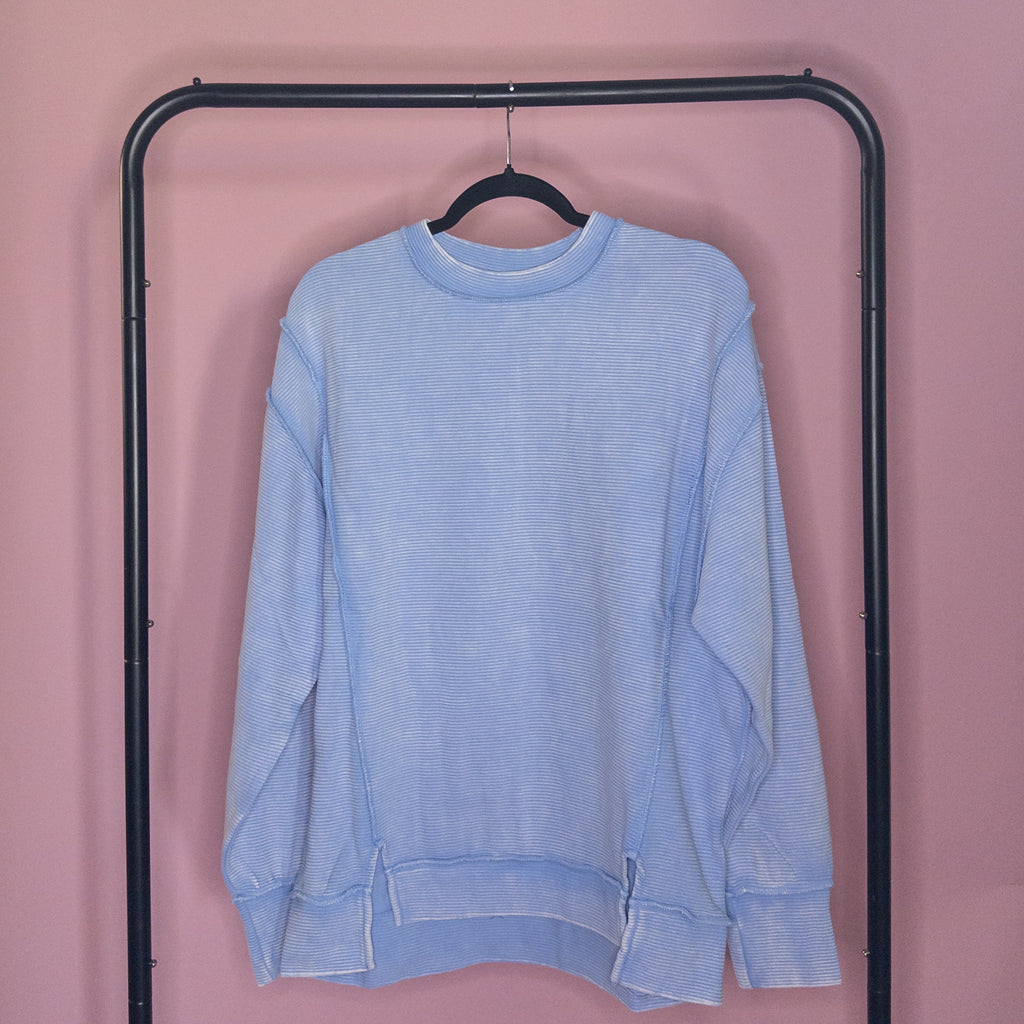 Easy Days Acid Wash Pullover