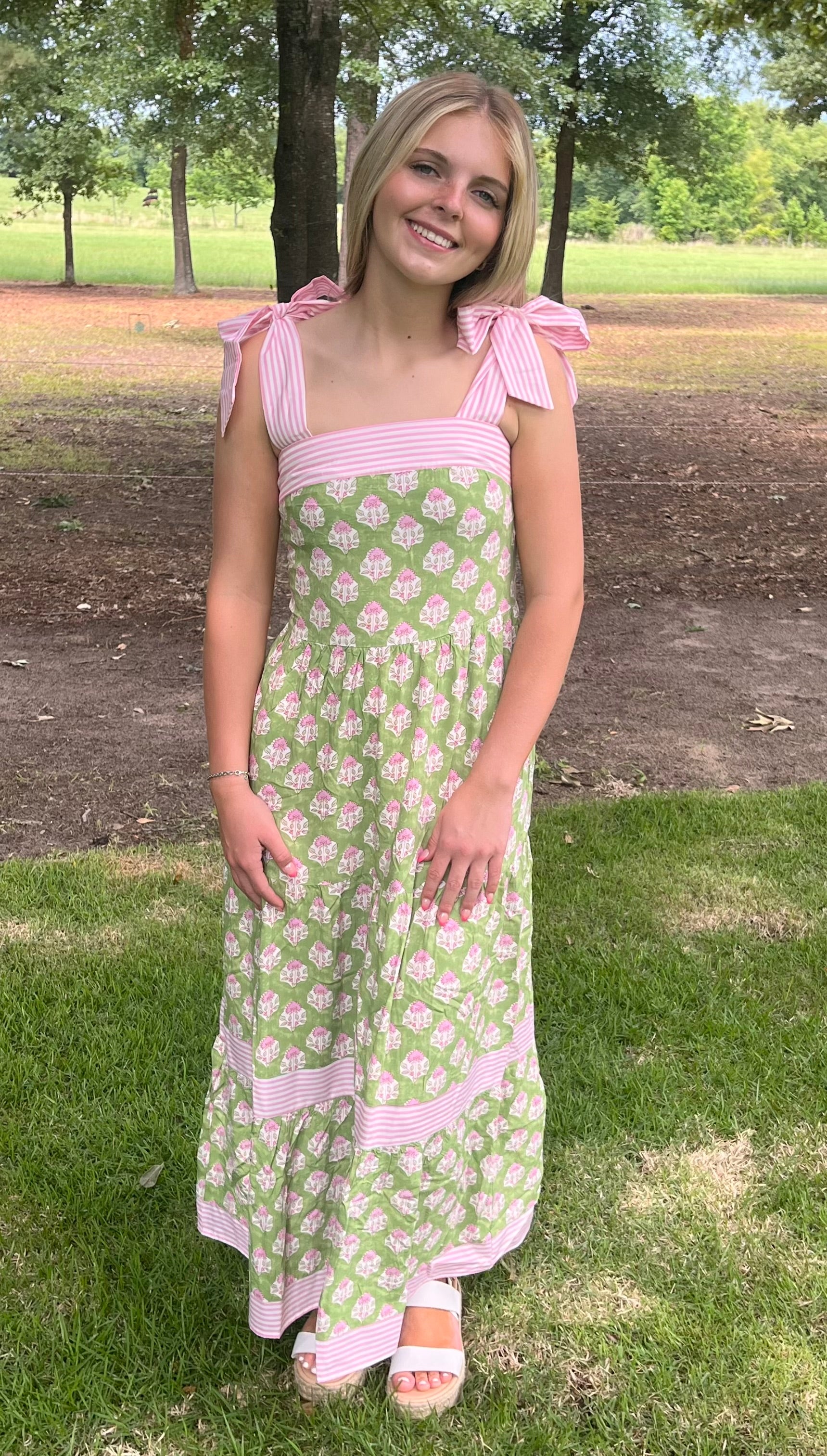 Garden Kiss maxi dress
