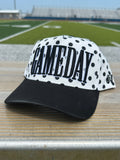 Blk/white polka dot GAMEDAY cap