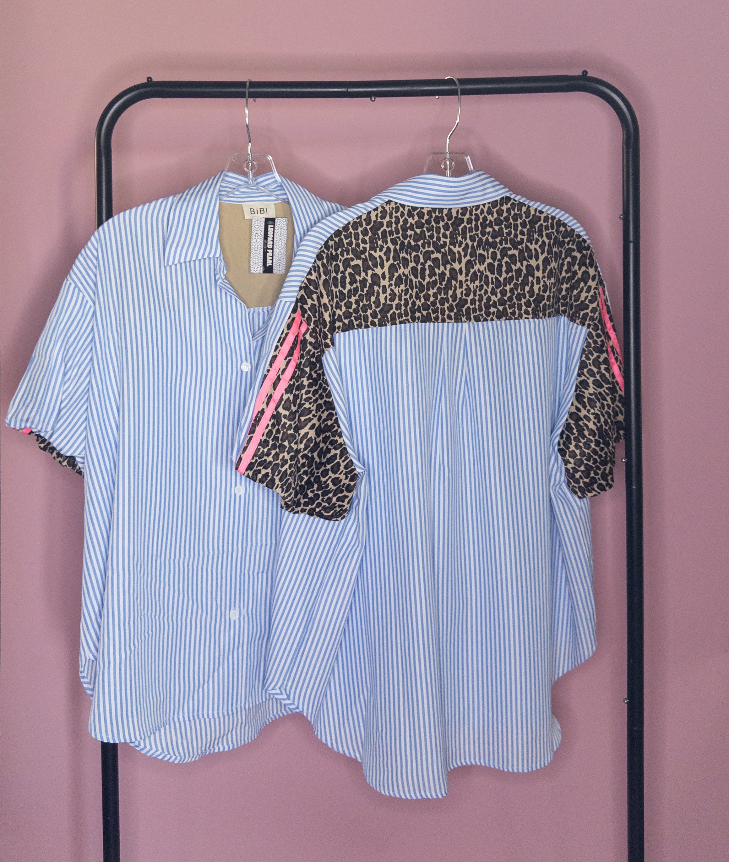Blue Belle Leopard Top
