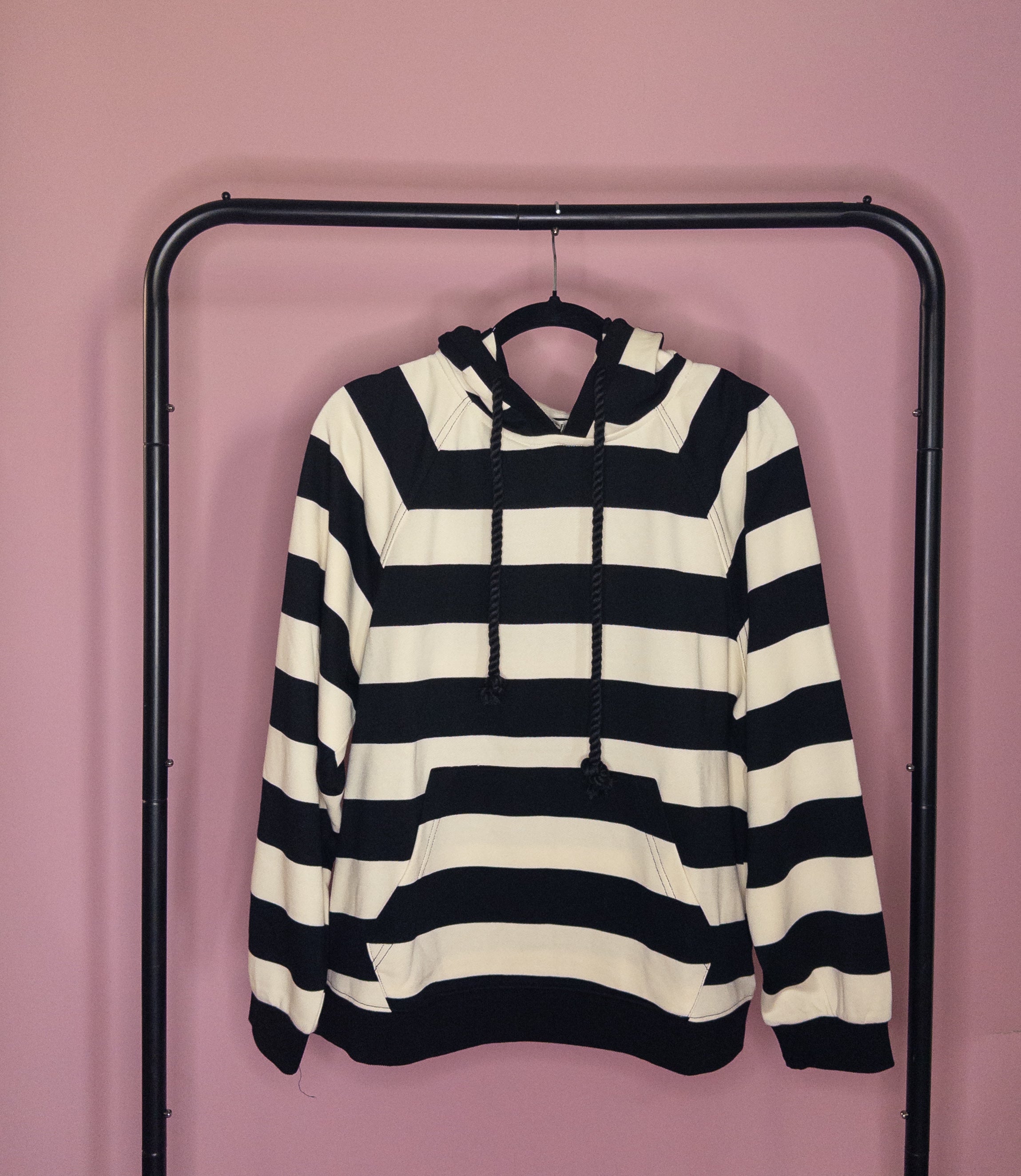 Out & About Striped Hoodie