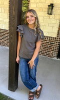 Petal Sleeve Top