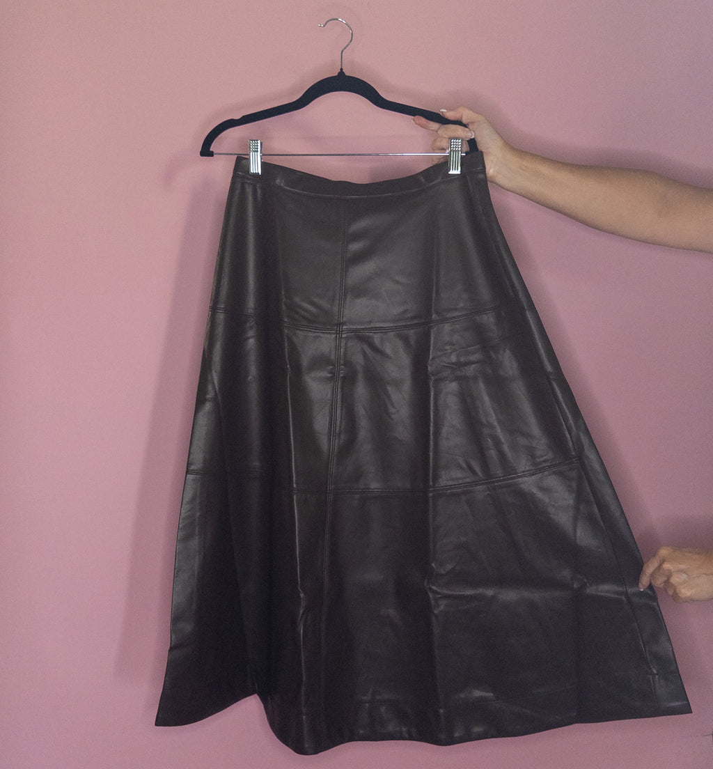 The Socialite Leather Skirt
