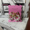 Pearl Hoop Earrings