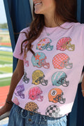 Helmet Chaos Football Tee