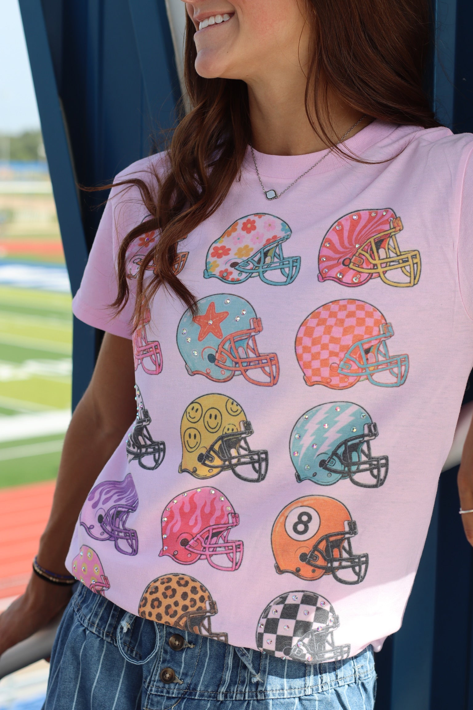 Helmet Chaos Football Tee