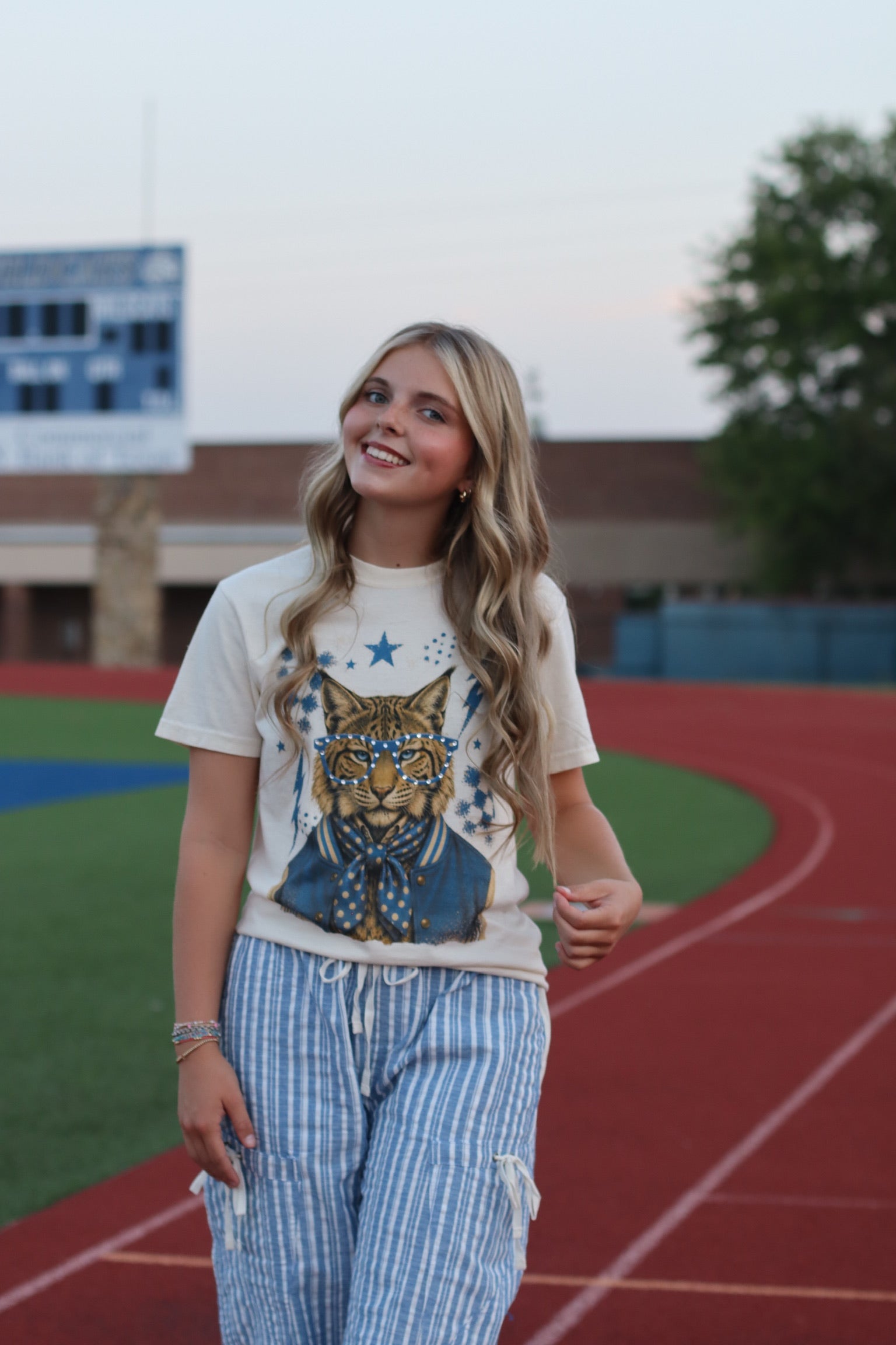 Varsity Blues Wildcat Tee