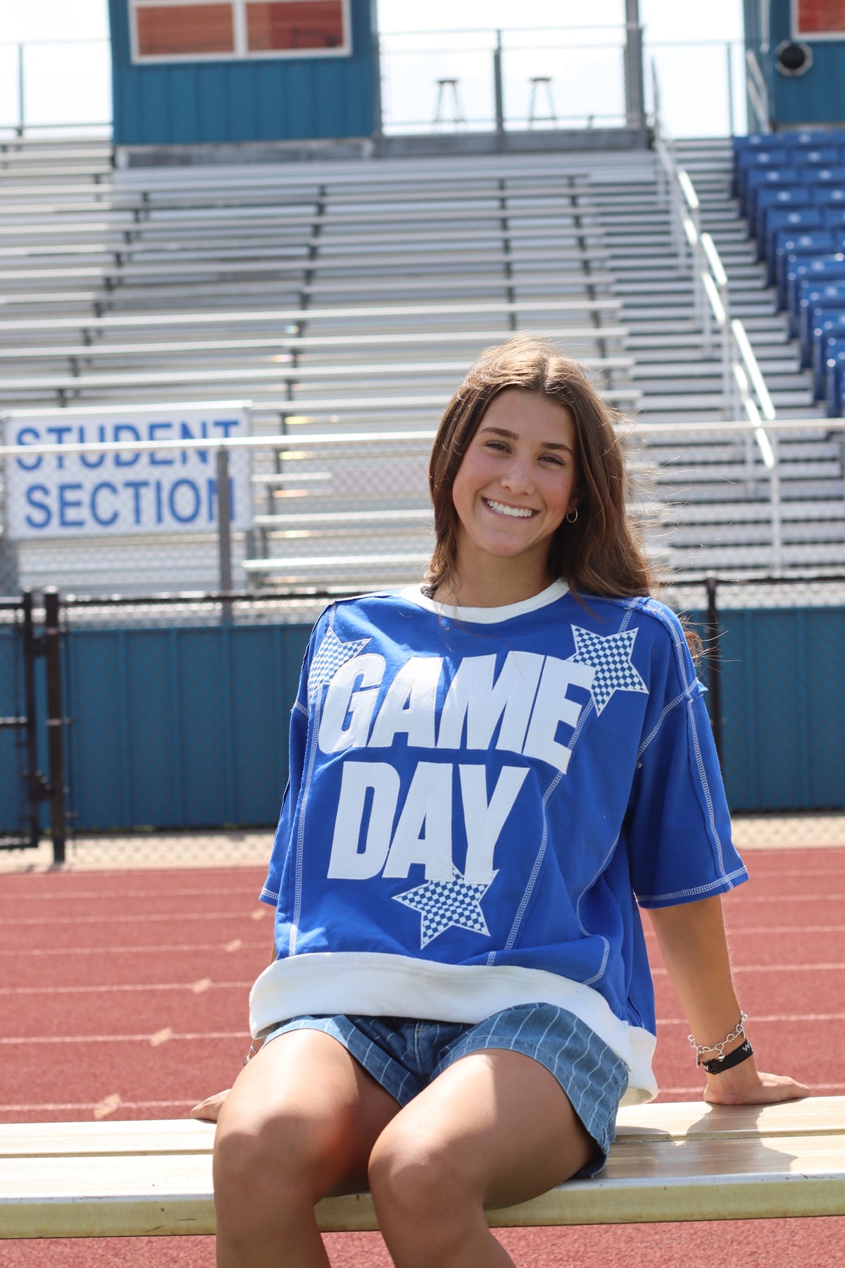 Game Day Checkered Short Sleeve Shirt