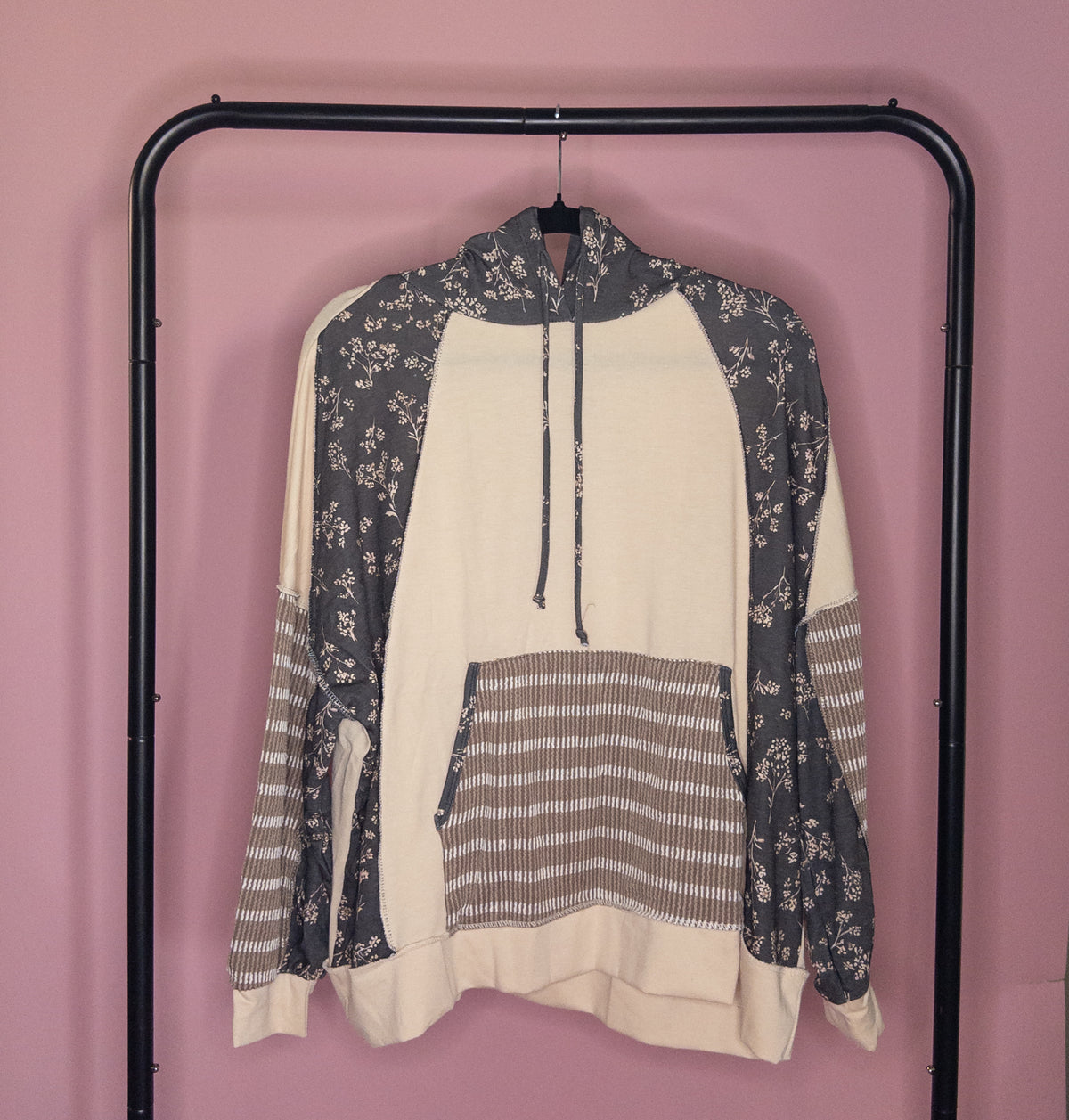 Patchwork Petals Hoodie