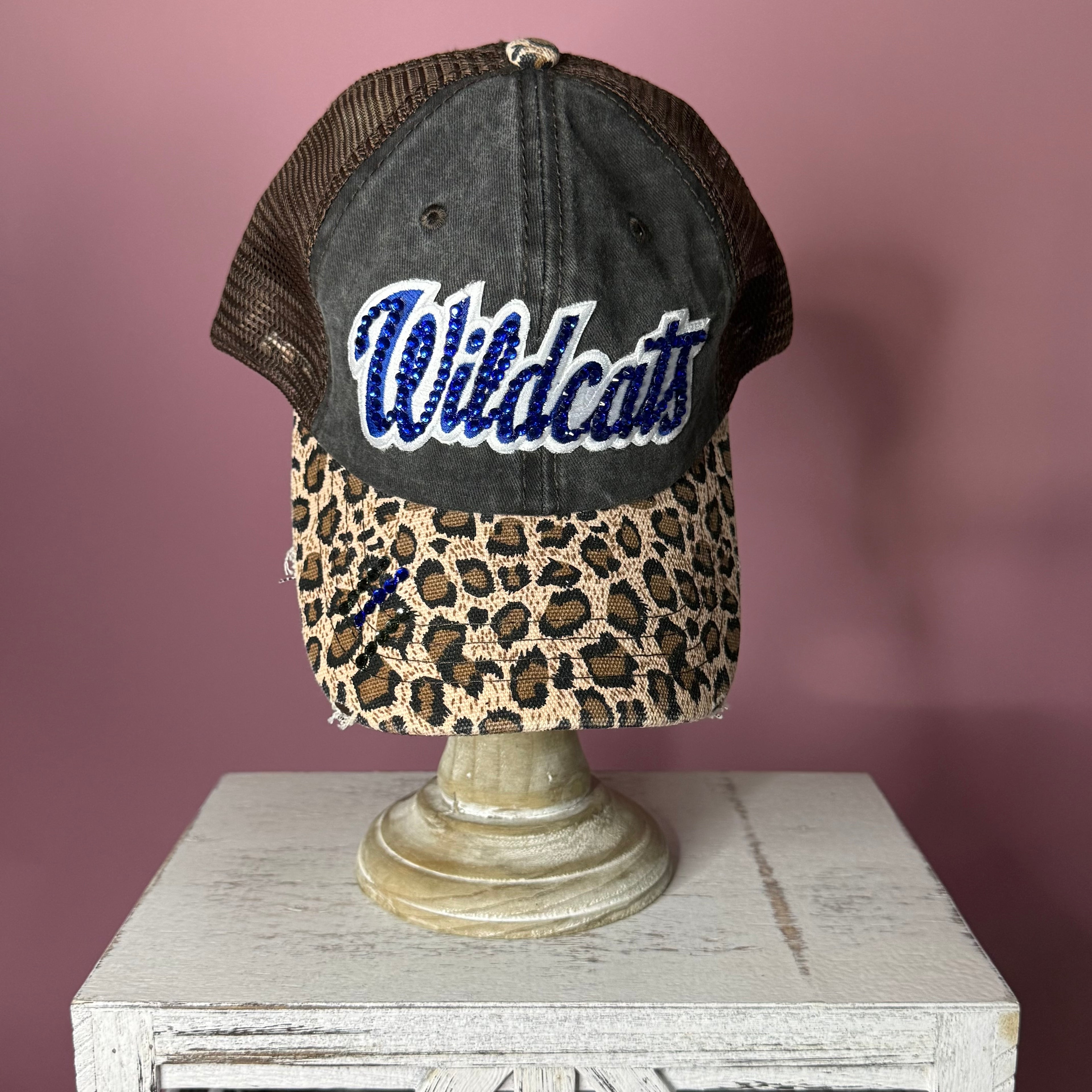 Rhinestone Wildcat cap