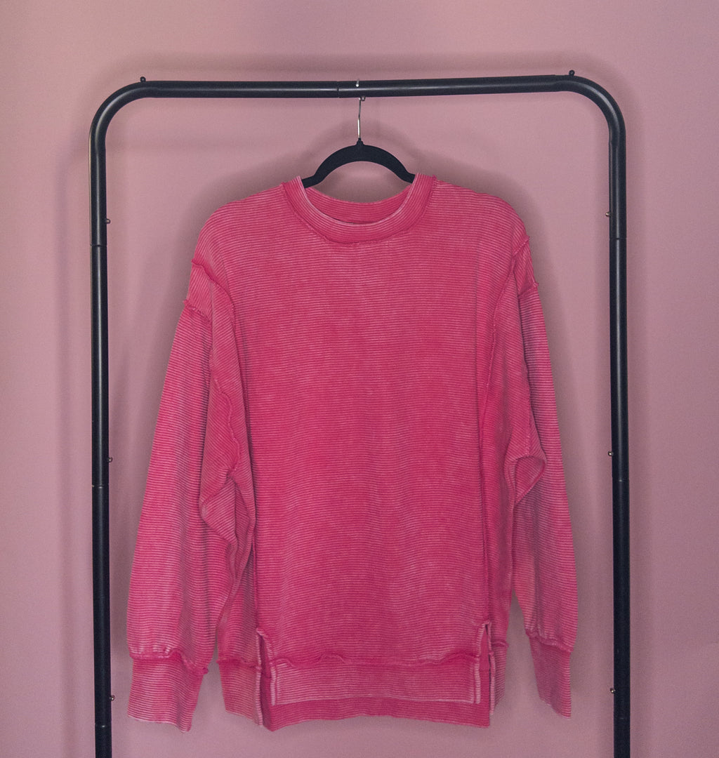 Easy Days Acid Wash Pullover