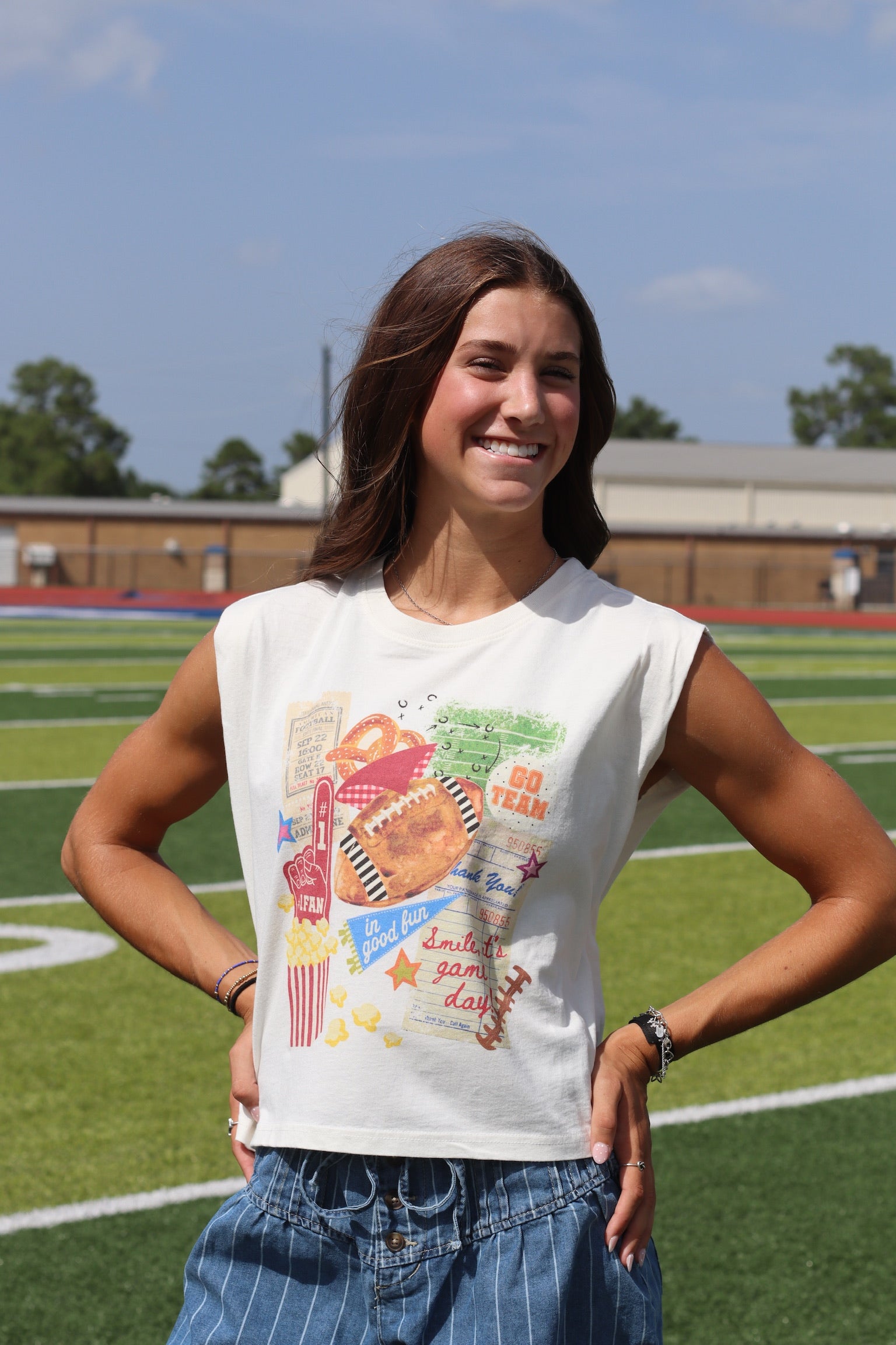 Football Collage Tank