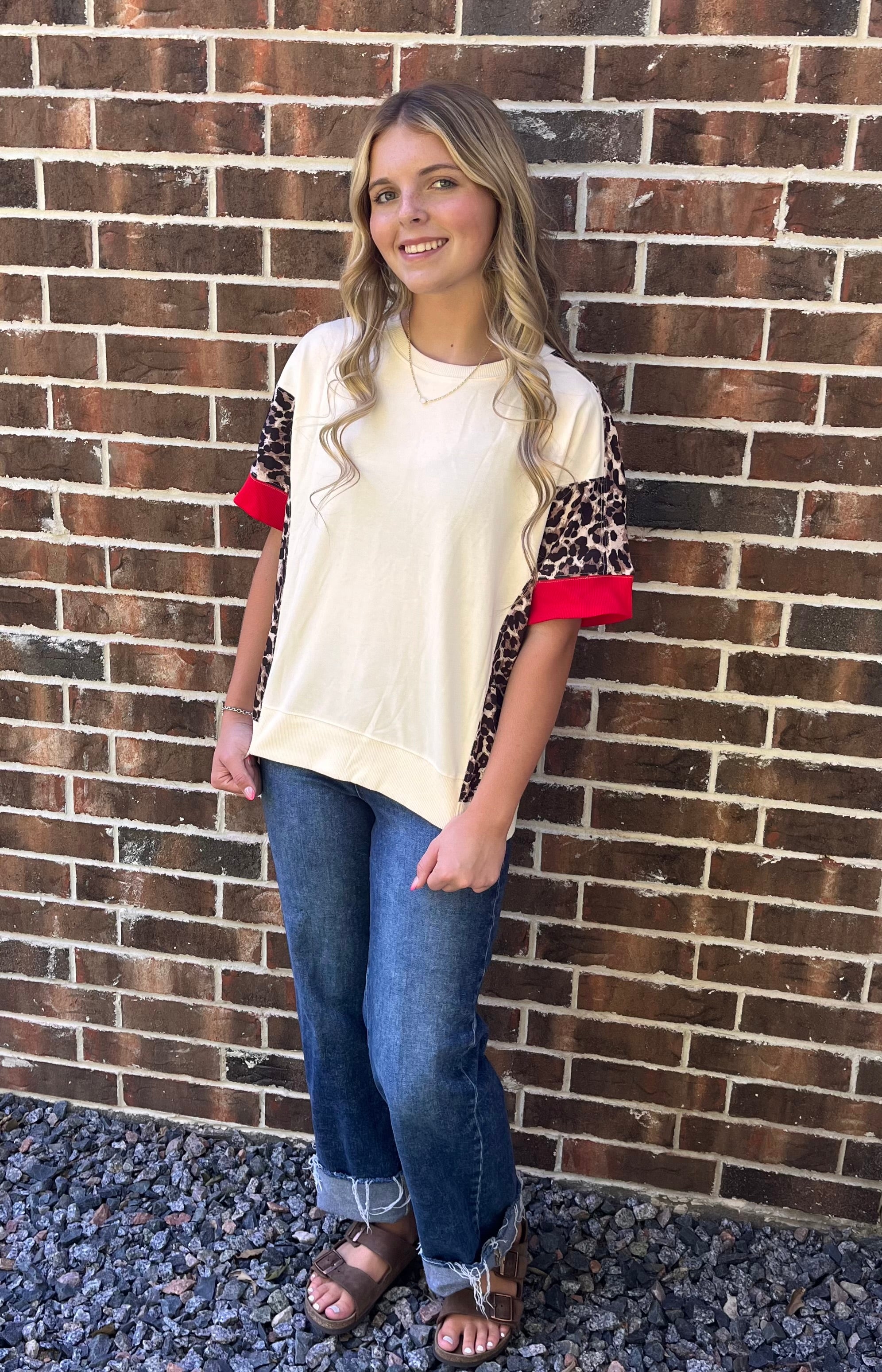 Safari Chic Top
