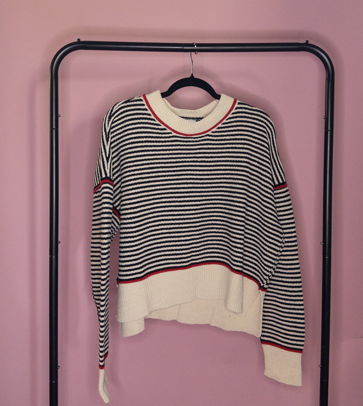 Short & Sweet Striped Sweater