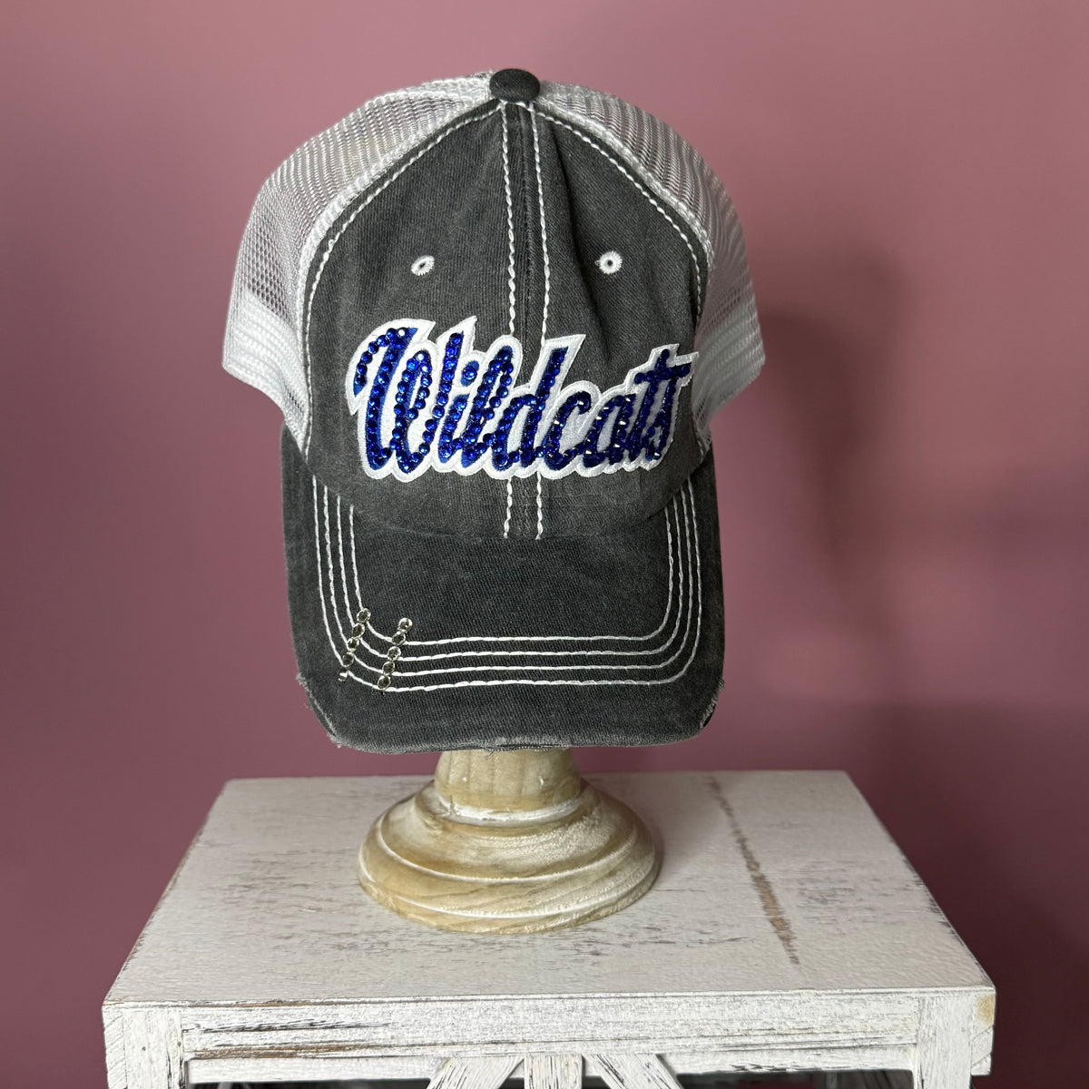 Rhinestone Wildcat cap