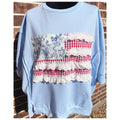 Red, White & Ruffled top