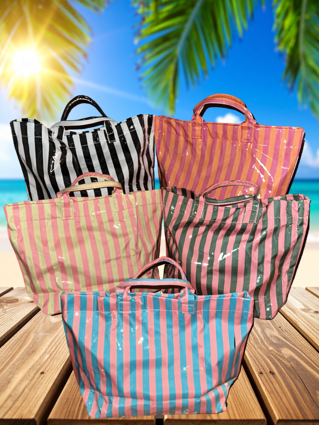 Beachside Babe bags - 5 color options