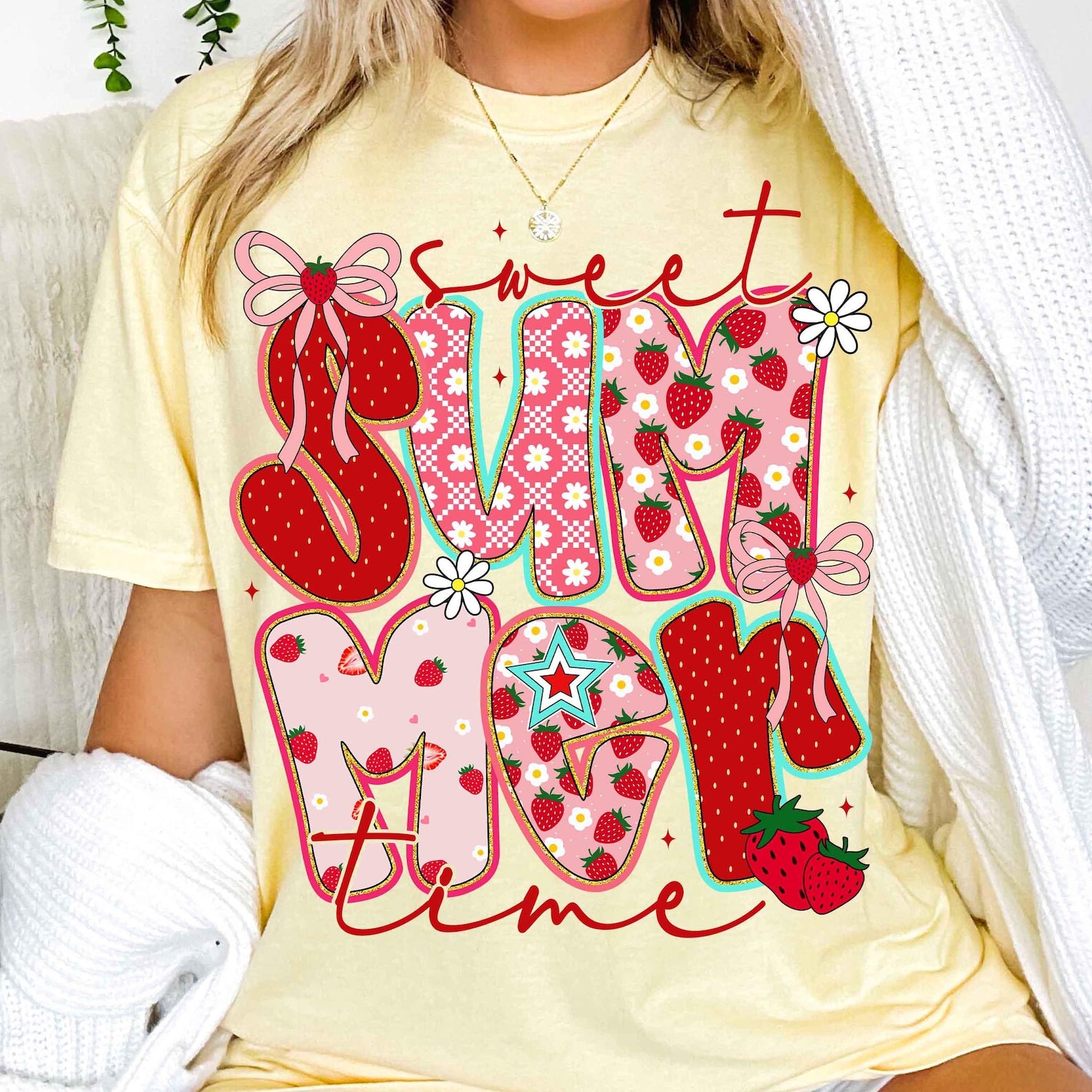 Strawberry lemonade SUMMER tee